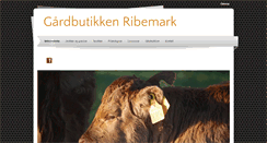 Desktop Screenshot of gaardbutikken-ribemark.dk